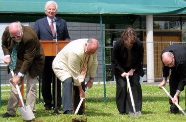 Spatenstich: Neubau Physik Heidelberg - Juni 2009