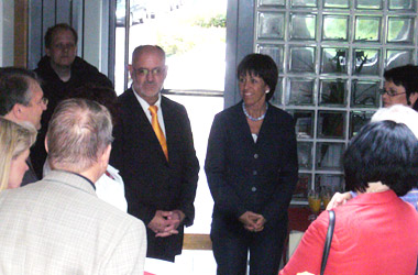 Foto Sozialministerin Dr. Monika Stolz MdL und Werner Pfisterer MdL besuchten den Caritasverband Heidelberg: „Ihr Engagement für die Menschen ist beeindruckend.“