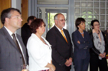 Foto Sozialministerin Dr. Monika Stolz MdL und Werner Pfisterer MdL besuchten den Caritasverband Heidelberg: „Ihr Engagement für die Menschen ist beeindruckend.“