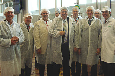 CDU-Landes- und Bundespolitiker zu Besuch bei den Rudolf-Wild-Werken in Eppelheim