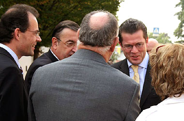 Bundeswirtschaftsminister Dr. Karl-Theodor zu Guttenberg begeisterte in Eppelheim