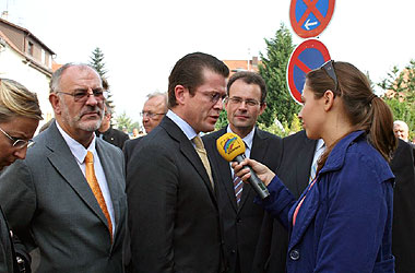 Bundeswirtschaftsminister Dr. Karl-Theodor zu Guttenberg begeisterte in Eppelheim