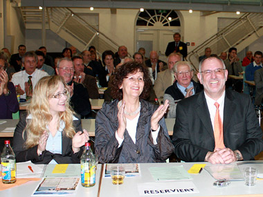 98,75 Prozent für Werner Pfisterer MdL - CDU-Landtagsabgeordneter wieder für Landtagswahl 2011 nominiert  - Zweitkandidatin: Dr. Nicole Marmé