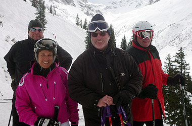 Gemeinsame Skitour in St. Gallenkirch