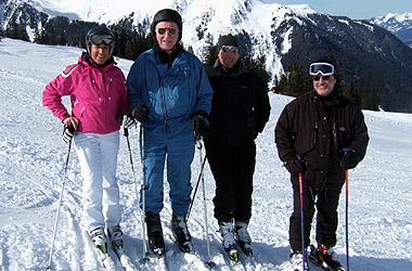 Gemeinsame Skitour in St. Gallenkirch