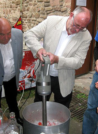 Werner Pfisterer MdL auf der Hendsemer Kerwe