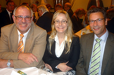 erner Pfisterer MdL, Dr. Nicole Marmé und Peter Hauk MdL, Vorsitzender der CDU-Landtagsfraktion BW.