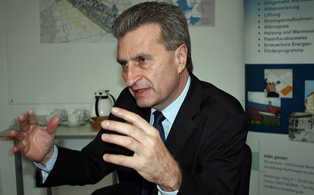 EU-Energiekommissar Günther H. Oettinger