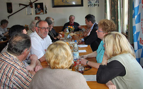 Gut besuchter Stammtisch der CDU Rohrbach